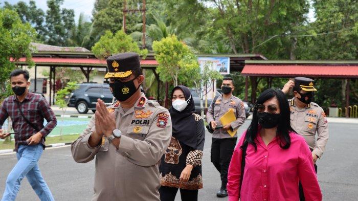 Brigjen Pol Rudi Pranoto Wakapolda Kepri mengunjungi Mapolres Natuna.(Dokumen Polres Natuna)