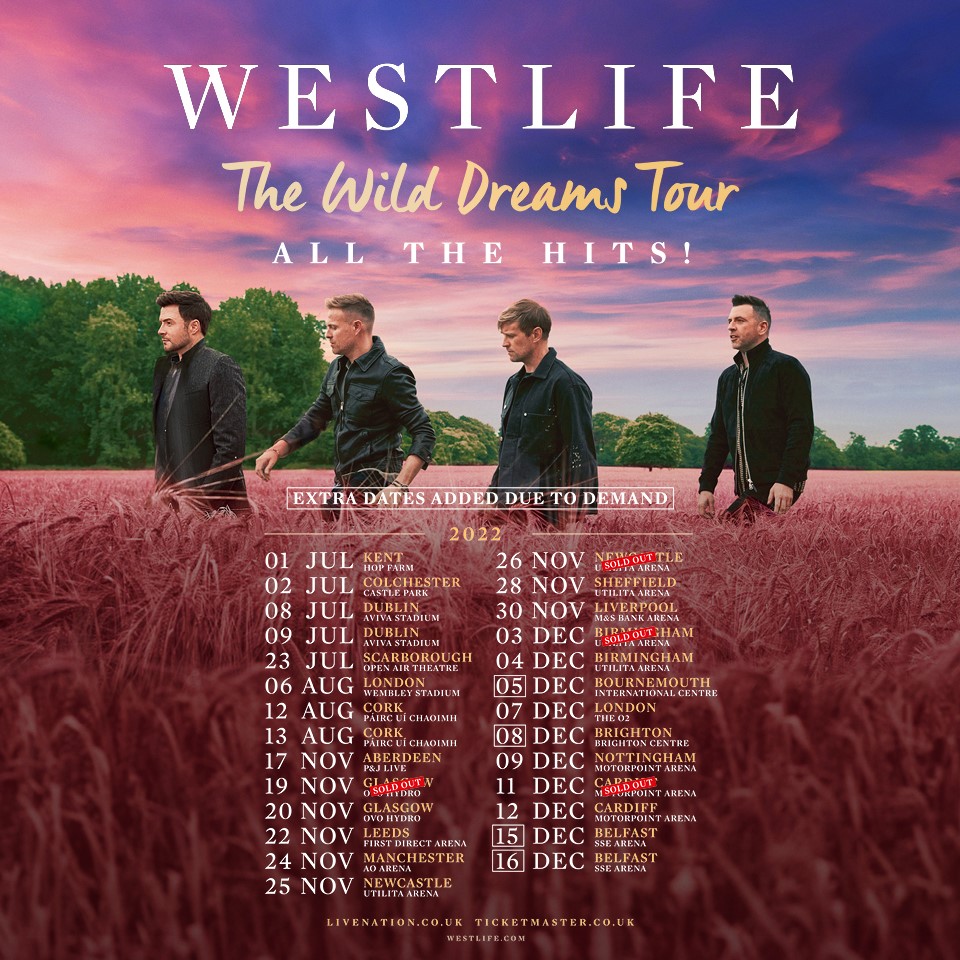 Westlife Akan Konser di Tiga Kota di Indonesia, Berikut Harga Tiketnya