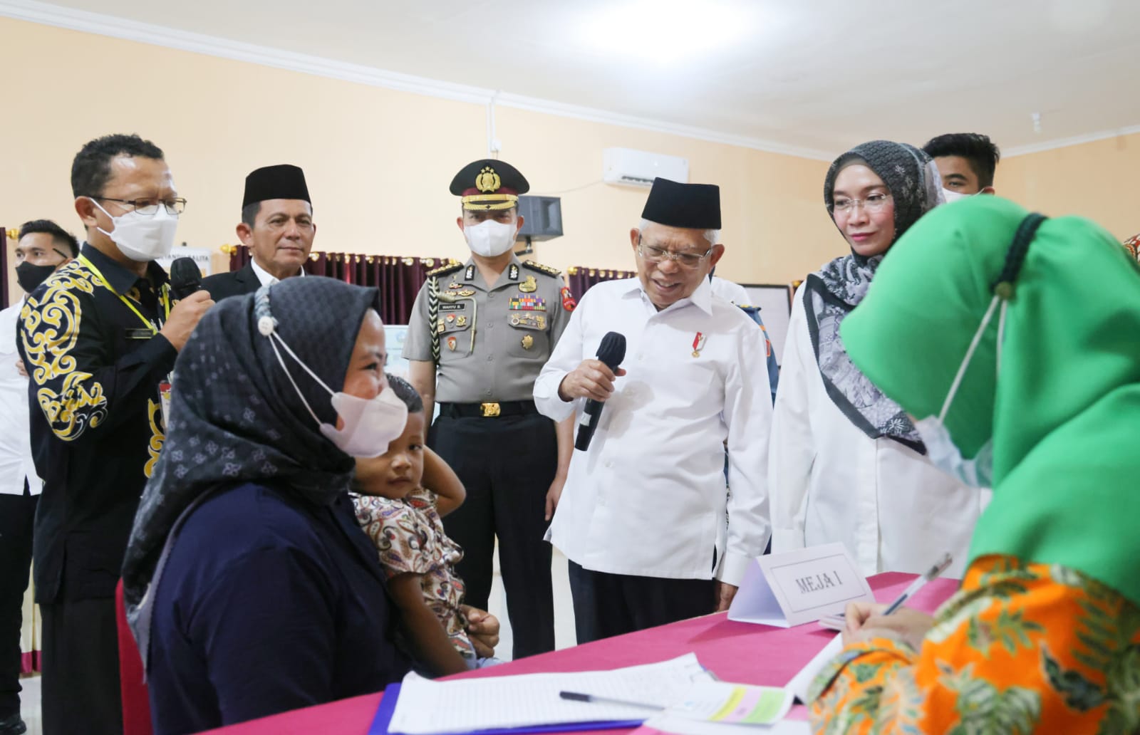 Wapres Ma'ruf Amin Tinjau Posyandu, Ingatkan Pentingnya Penanganan Stunting