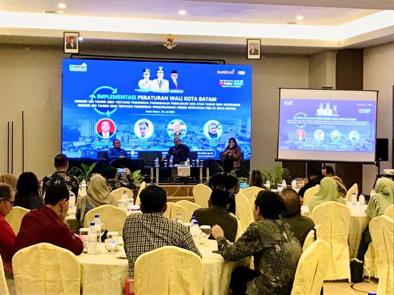 Sosialisai Perwako PBB-P2 dan BPHTB Kota Batam