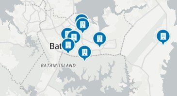 PETA PUSAT DATA DI BATAM